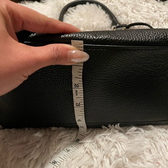 Michael Kors Ciara Pebbled Leather Satchel - Picture 8 of 11